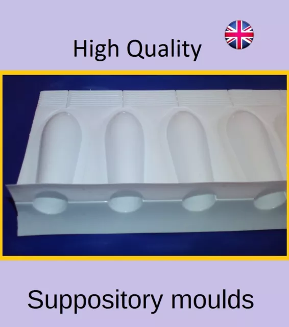 36 Empty Disposable Easyfill child Suppository Molds 1ml FREE Pipette!