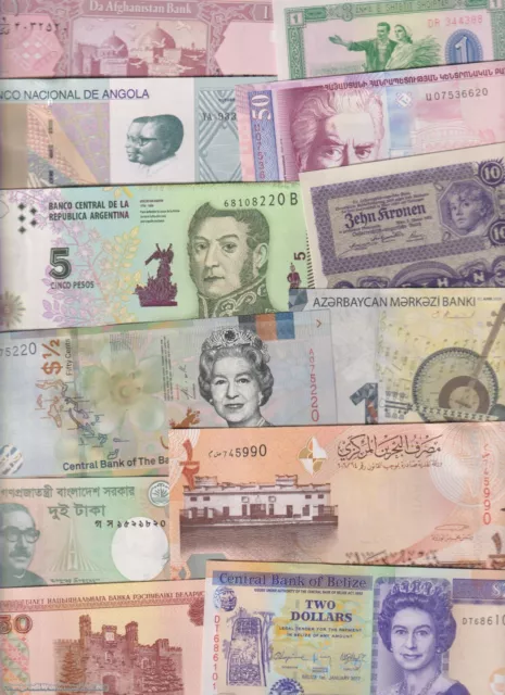 SBN - 140 world UNC different banknotes from 140 different countries