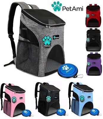 Pet Cat Dog Puppy Carrier Travel Backpack Bag for Travel Breathable Mesh Comfort