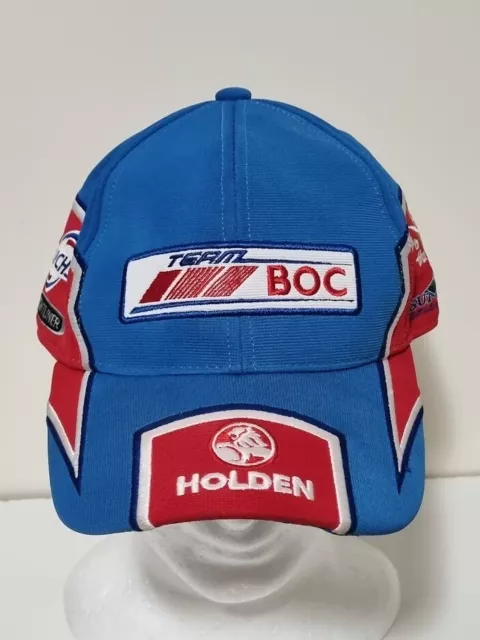 Team BOC Holden Jason Bright Blue Cap Hat #8  V8 Supercars Racing Collectable