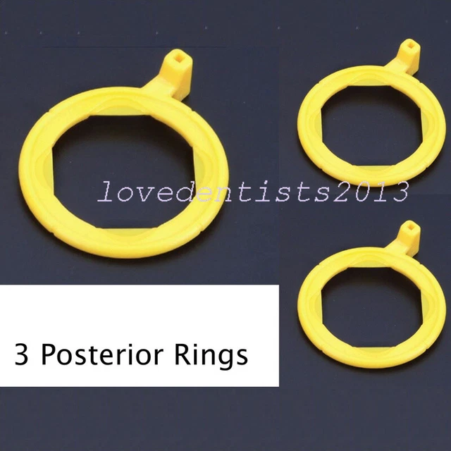 3 POSTERIOR XRAY Aiming Rings Color Coded Rinn XCP Style Positioning