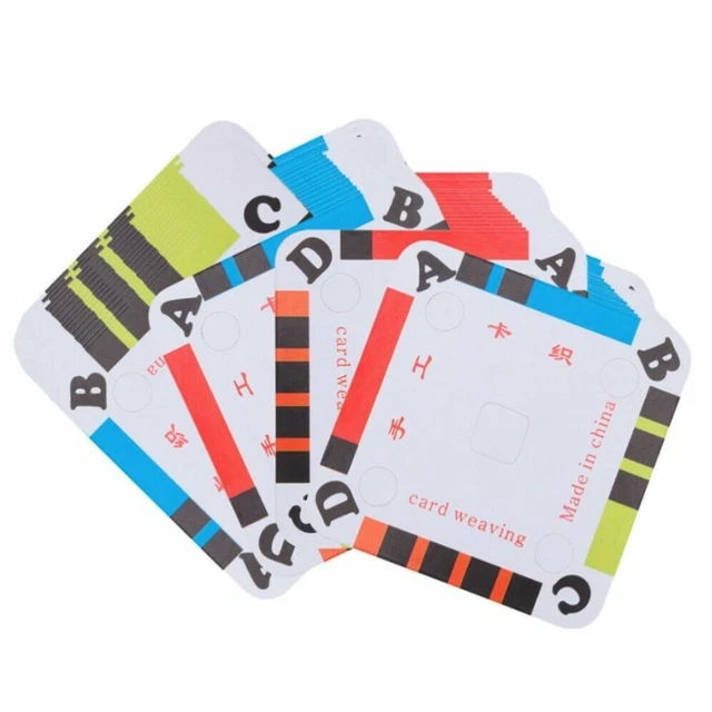 DIY handmade card knitting shuttle piece cassette card tool four-hole carLN