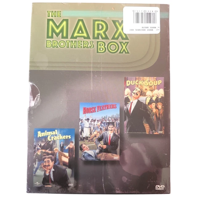 THE MARX BROTHERS Box Set 3 DVD-Brand New Factory Sealed 1999