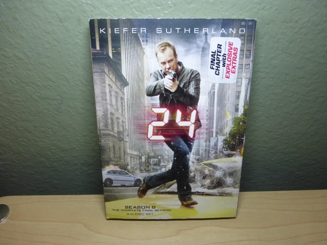 24: SEASON EIGHT 8 (DVD, 2010) Complete Final 6 Disc Set