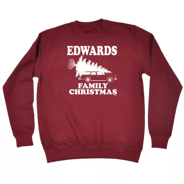 Family Christmas Edwards - Mens Novelty Funny Top Sweatshirts Jumper Sweatshirt