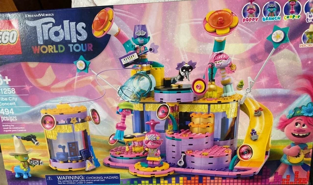 Lego TROLLS WORLD TOUR SET 41258~Vibe City Concert