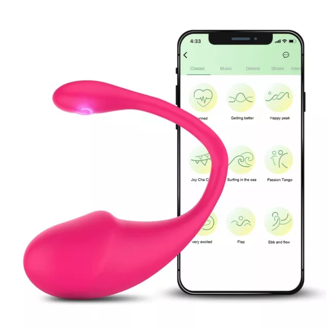 Vibrador inalámbrico con aplicación Bluetooth Kegel Ball Vagina Punto G Clitoris