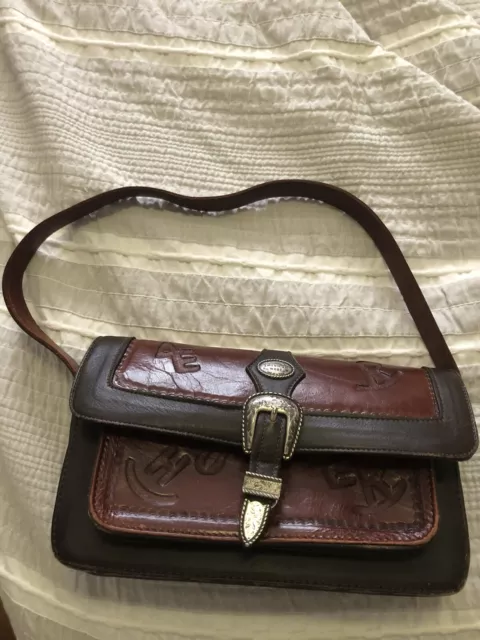 American West leather handbag