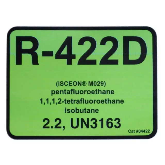 R422D M029 R 422 D Label # 04022 , SOLD EACH
