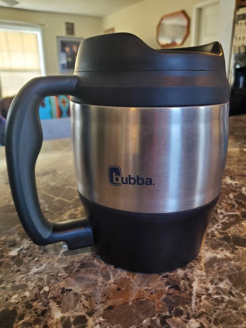 Big Bubba Classic Insulated Mug 52 Oz Polyurethane Travel Coffee Black Keg Shape