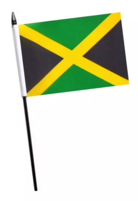 Jamaica Small Hand Waving Flag