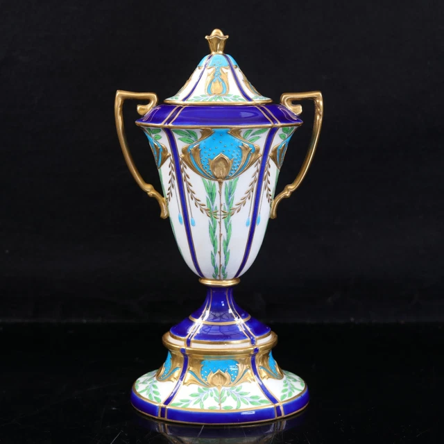Minton John Wadsworth Vase and Cover Neoclassical Arts Crafts Nouveau Design
