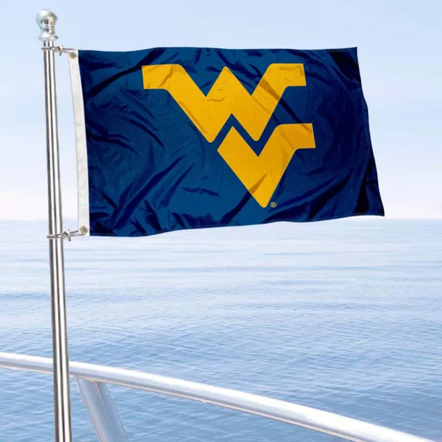 West Virginia University WVU Boat and Golf Cart Flag