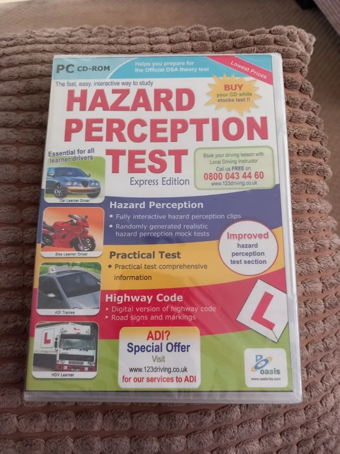 HAZARD PERCEPTION TEST dvd official DSA £5.91 - PicClick UK