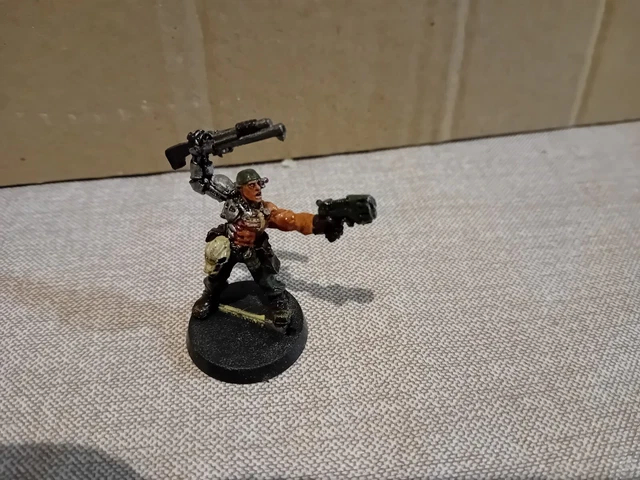 Colonel Iron Hand Straken - Warhammer 40k metal games workshop