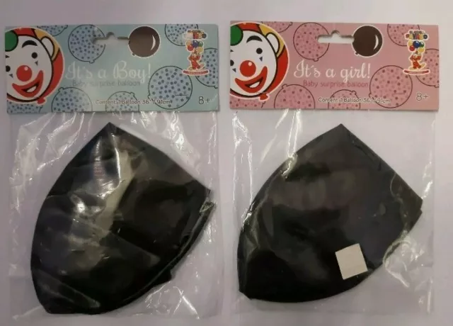 36" Gender Reveal Balloon Confetti Loaded Balloon Boy /Girl surprise Baby Shower