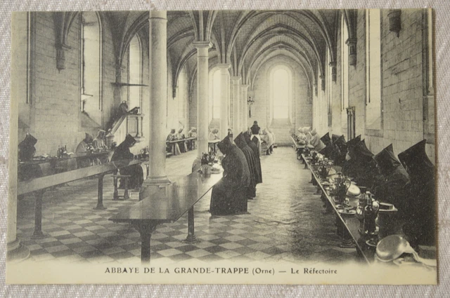 CPA " ABBAYE DE LA GRANDE TRAPPE - Le Réfectoire