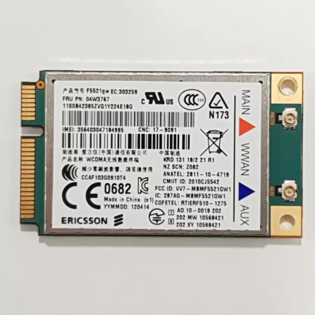 Lenovo ThinkPad T420s T420 WWAN Karte 3G Modul UMTS Card