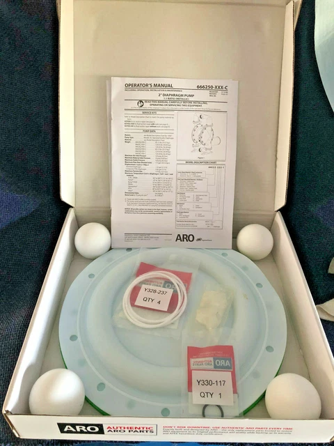 ARO Pump Kit ASM 2" P/N 637432-44 Repair Kit  - 2" Diaphragm Pump Ingersoll Rand