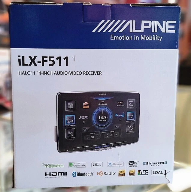 ALPINE ILXF511 11” Car Monitor Receiver w/Wired/Wireless Carplay