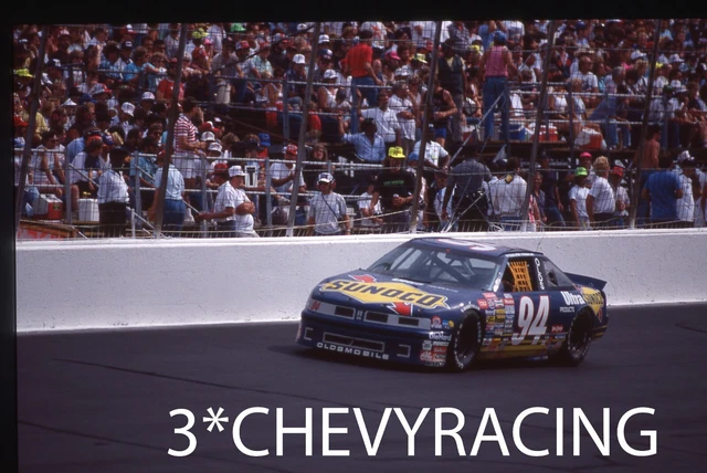 35Mm Slide - Sterling Marlin 1990 #94 Sunoco Olds Racing At Dover #Bv65
