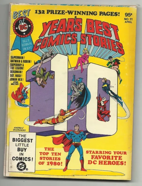Best of DC Blue Ribbon Digest #11 - Batman - Jonah Hex - Sgt Rock - VG/FN 5.0