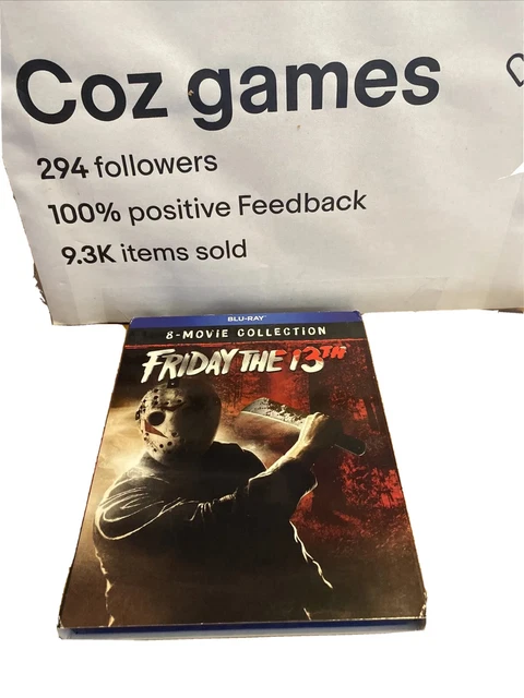 FRIDAY THE 13TH 8-movie Collection Blu Ray Box Set Region Free Horror ...