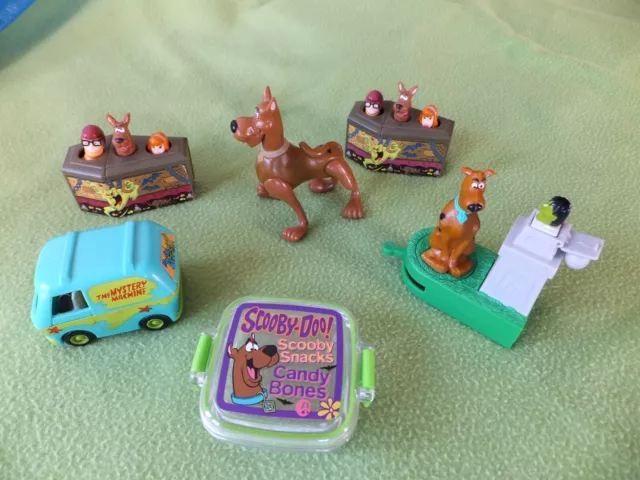 McDonalds Burger King Scooby Doo Toys 1980 Mystery Machine Snack Radierer KOSTENLOSER VERSAND