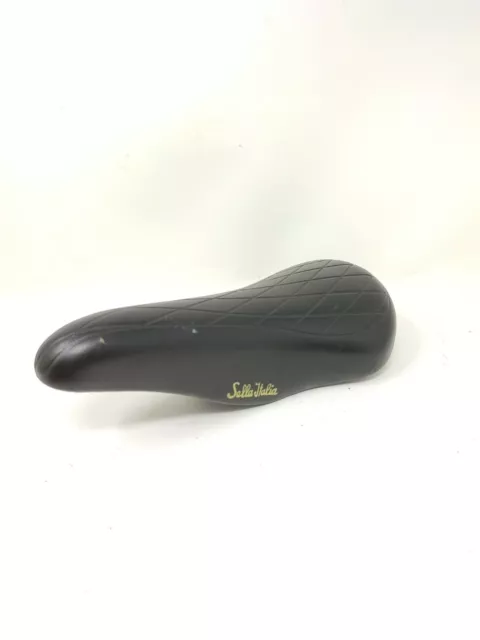 vintage sellino saddle selle Italia  Bici bike nero black