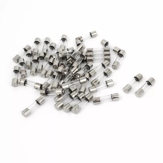 50pcs 250V 5A F5AL Quick Coup Rapide Cartouche Tube En Verre Fusibles 5x20mm