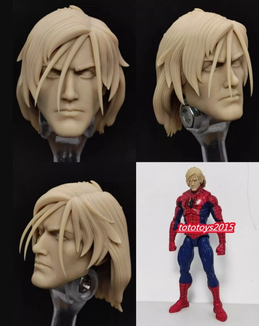 Tête Sculptée 1/6 Spider-Man Andrew Garfield - Figurine Maquette - Résine Peinte - Pour Collectionneurs