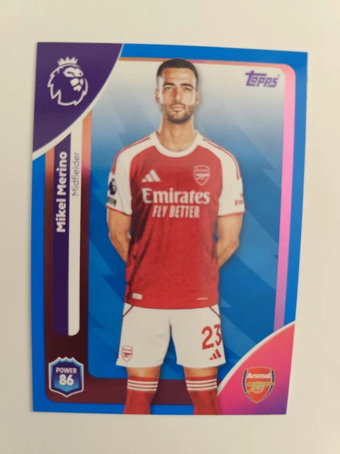 TOPPS PREMIER LEAGUE 2026 - Mikel Merino - Green Parallel
