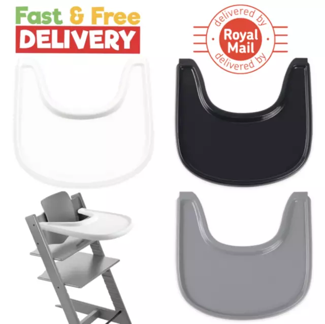 High Chair Tray Compatible with Stokke Tripp Trapp Chair with Smooth Surface UK