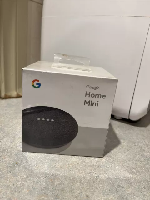 Brand New In Unopened Box- Google Home Mini - Charcoal - 2019