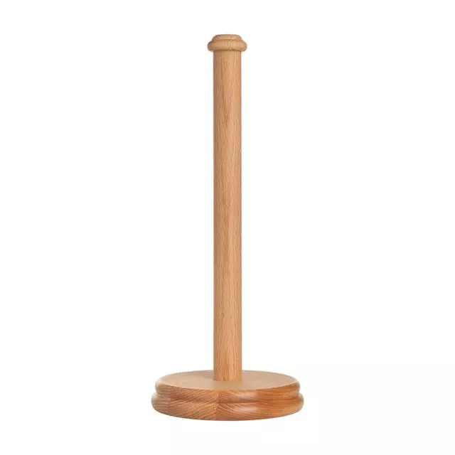 Harold Import Wooden Paper Towel Holder Holds Towel Roll Upright