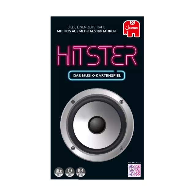 JUMBO Spiele Hitster - Musikkartenspiel - Partyspiel ab 16 Jahren Kartenspiel Me