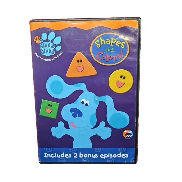 BLUE'S CLUES SHAPES and Colors! (DVD, 2003) Used 1.99 PicClick