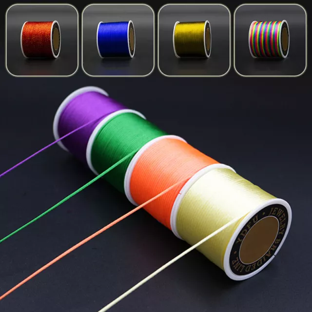 Braided Nylon Knotting Thread 1.5mm Knotted Bracelets Cord Jewelry Making Line