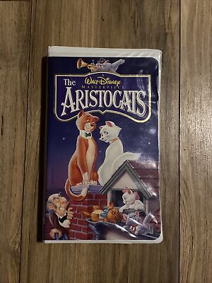 The Aristocats (VHS, 1996) A Walt Disney Masterpiece Printed USA Hard Case Mobie