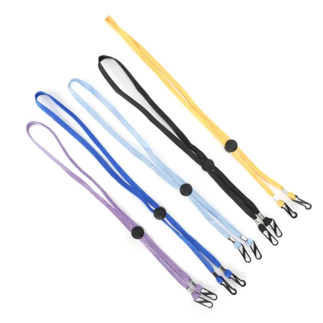 5pcs Nylon Face Cover Lanyard Adjust Face Cover Strap Holder Accessory IDS