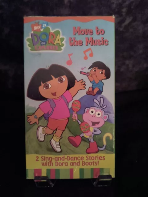 DORA THE EXPLORER - Move To The Music (VHS, 2002) Nickelodeon Jr ...