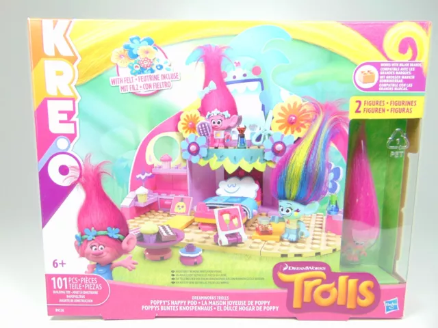 KRE.O TROLLS LA MAISON DE POPPY HASBRO 2016 ( jeux de construction brique )