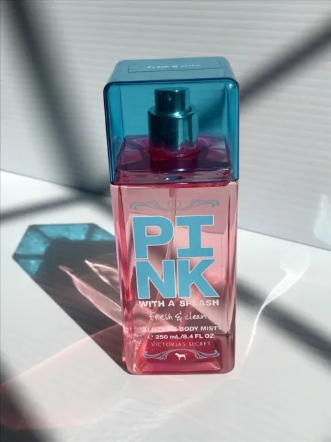 Victoria’s Secret PINK With A Splash FRESH & CLEAN All Over Body Mist~8.4oz