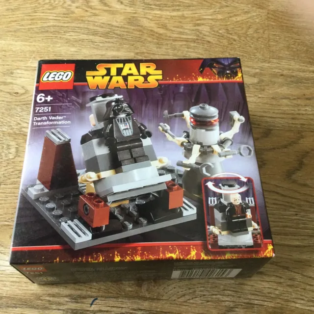 Star Wars LEGO Dearth Vader Transformation 7251 Nuovissimo sigillato in fabbrica