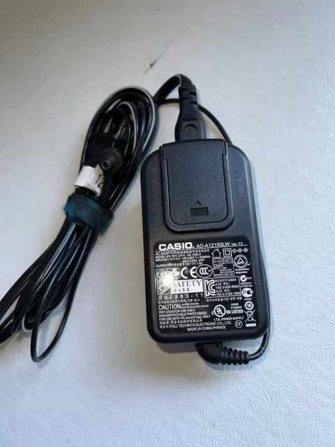 Genuine Power Supply CASIO AD-A12150LW AC Adapter 12v 1.5A