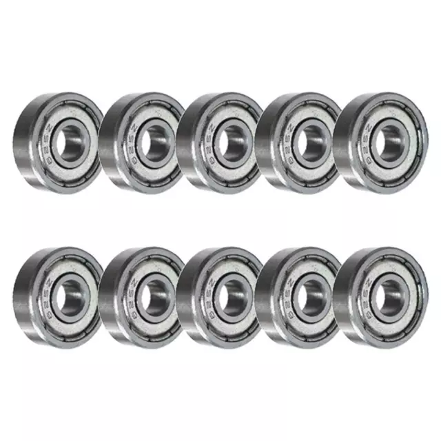 10pcs 5x16x5mm Ball Bearing Deep Groove 625ZZ Carbon Steel Bearings for Scooter