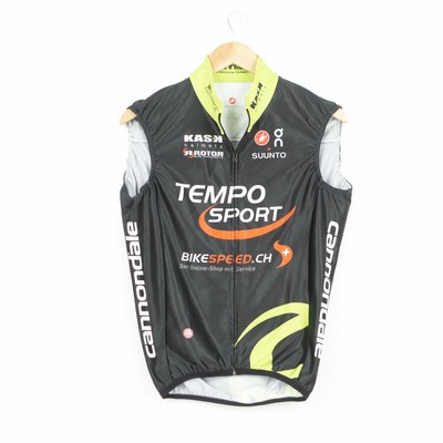 Castelli Da Uomo Ciclismo Jersey Zip Completa-Taglia-L 