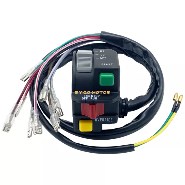 Left Handlebar Switch Start Kill Stop Headlight for Polaris Big Boss 250 300 400 Left Handlebar Switch Start Kill Stop Headlight for Polaris Big Boss 250 300 400