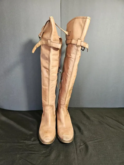 Womens Boots, Sam Edelman Leather Boots, Tan, size 7 1/2