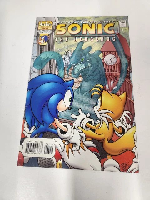 Sonic The Hedgehog Comic Book No. 83 June 2000 Archie Adventure Series
